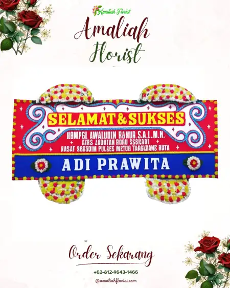 Papan Bunga Ucapan Selamat Tambakkalisogo