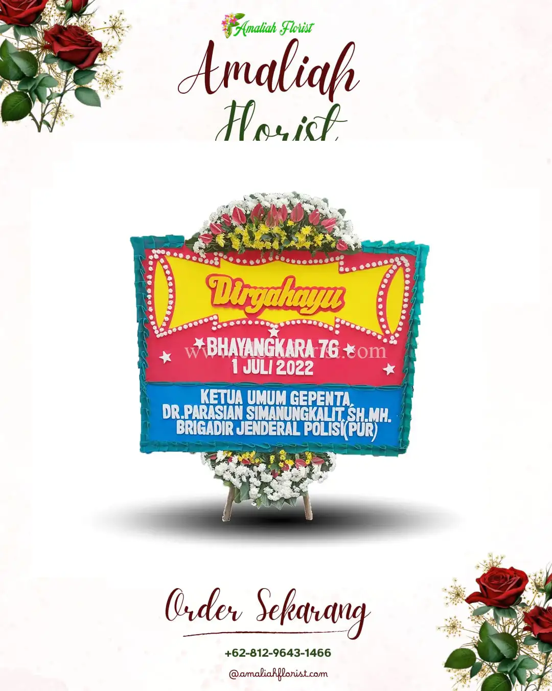 Papan Bunga HUT Ulang Tahun Tambakkalisogo